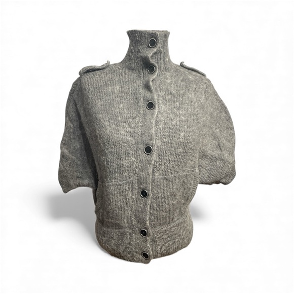 Banana Republic Sweaters - •Gray Button-Up Knit Sweater